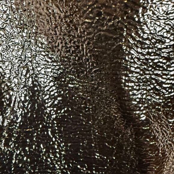 Who What Wear Black Polyurethane Belted Trouser Pants Pleated Dressy Size 4 - Picture 7 of 14